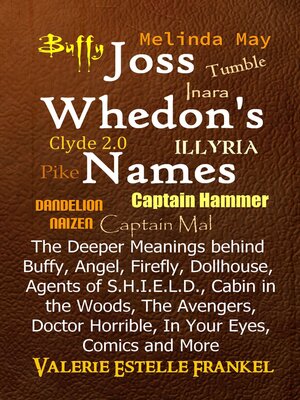 cover image of Joss Whedon's Names the Deeper Meanings behind Buffy, Angel, Firefly, Dollhouse, Agents of S.H.I.E.L.D., Cabin in the Woods, the Avengers, Doctor Horrible, In Your Eyes, Comics and More